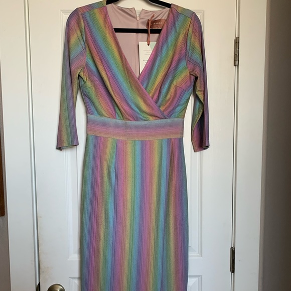Jessakae Pastel rainbow luminaria dress - Picture 2 of 4
